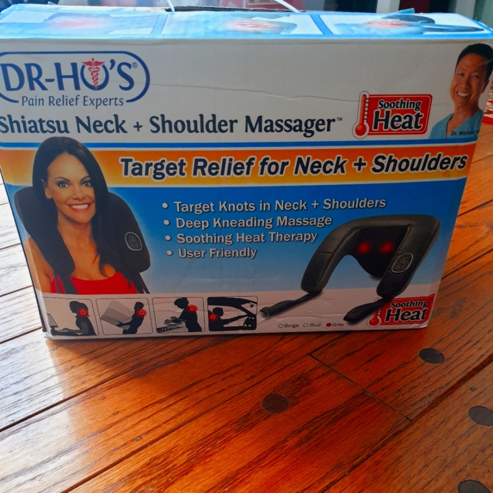 Massager tools to relieve shoulder + neck and back